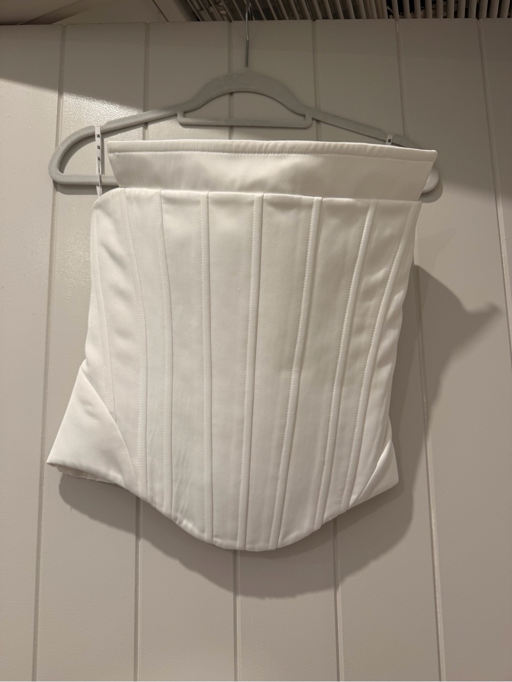Ila Yuan White Corset Top